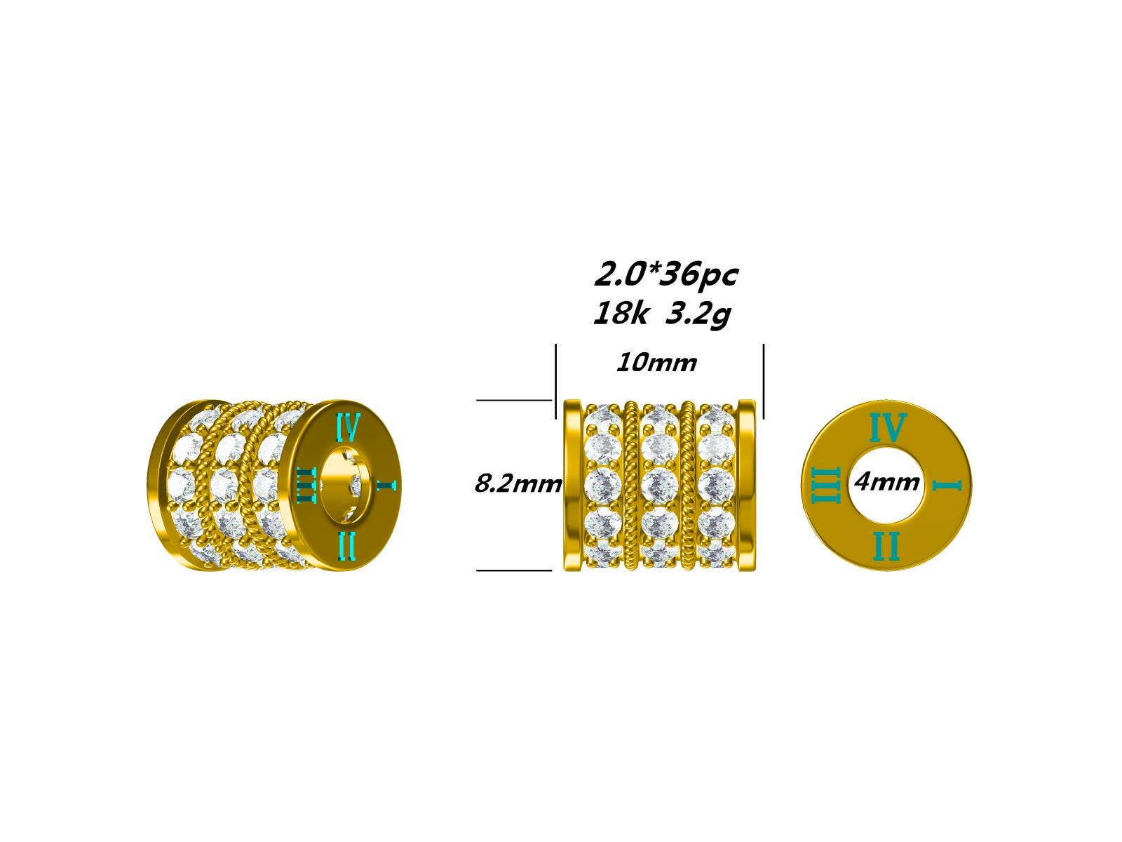 Slender Waist Moissanite Necklace in 925 Sterling Silver with White or Rose Gold Plating