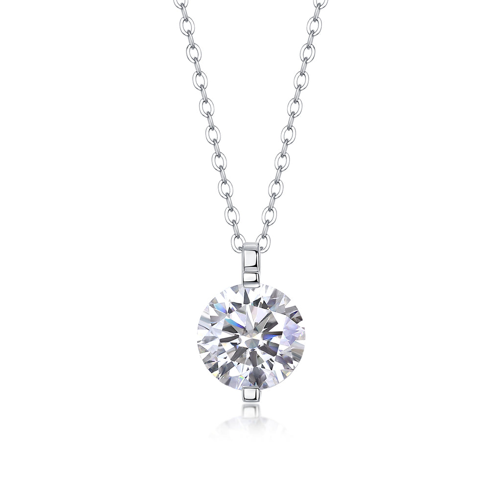 Classic Brilliance Moissanite Solitaire Pendant Necklace