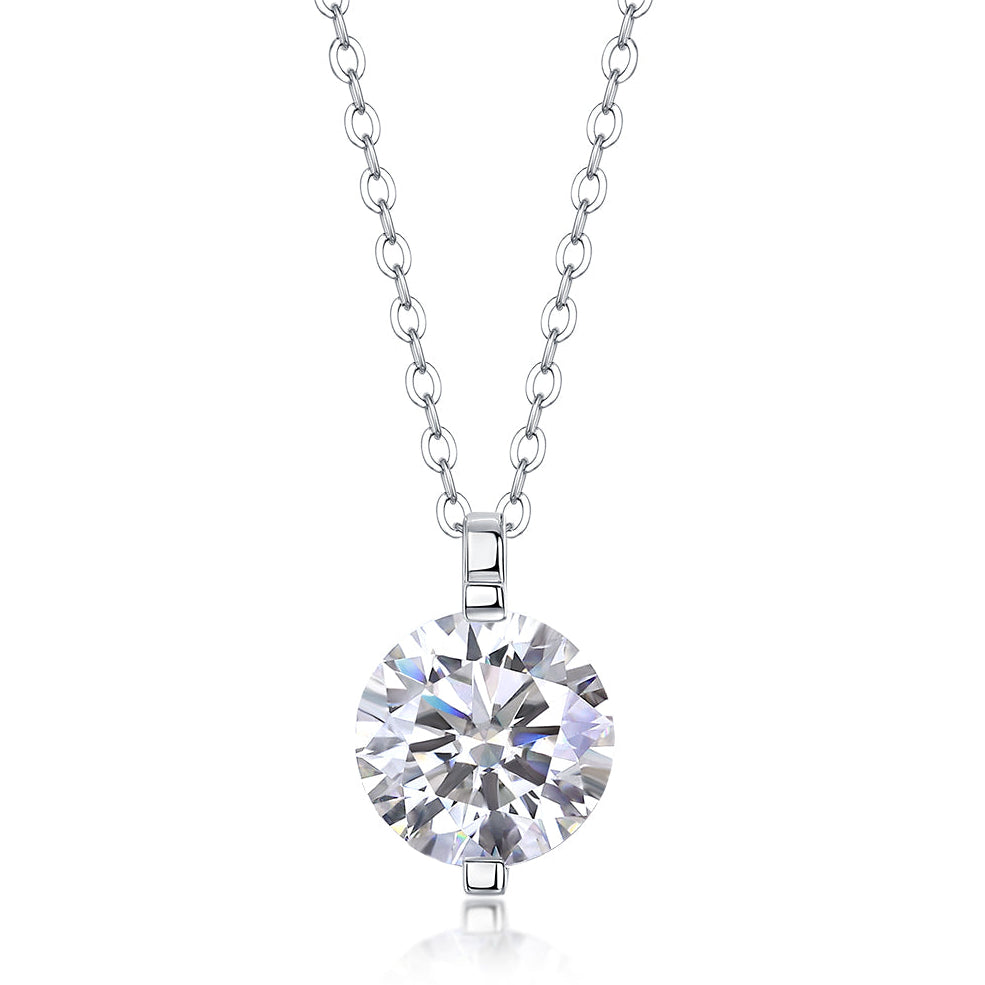 Classic Brilliance Moissanite Solitaire Pendant Necklace