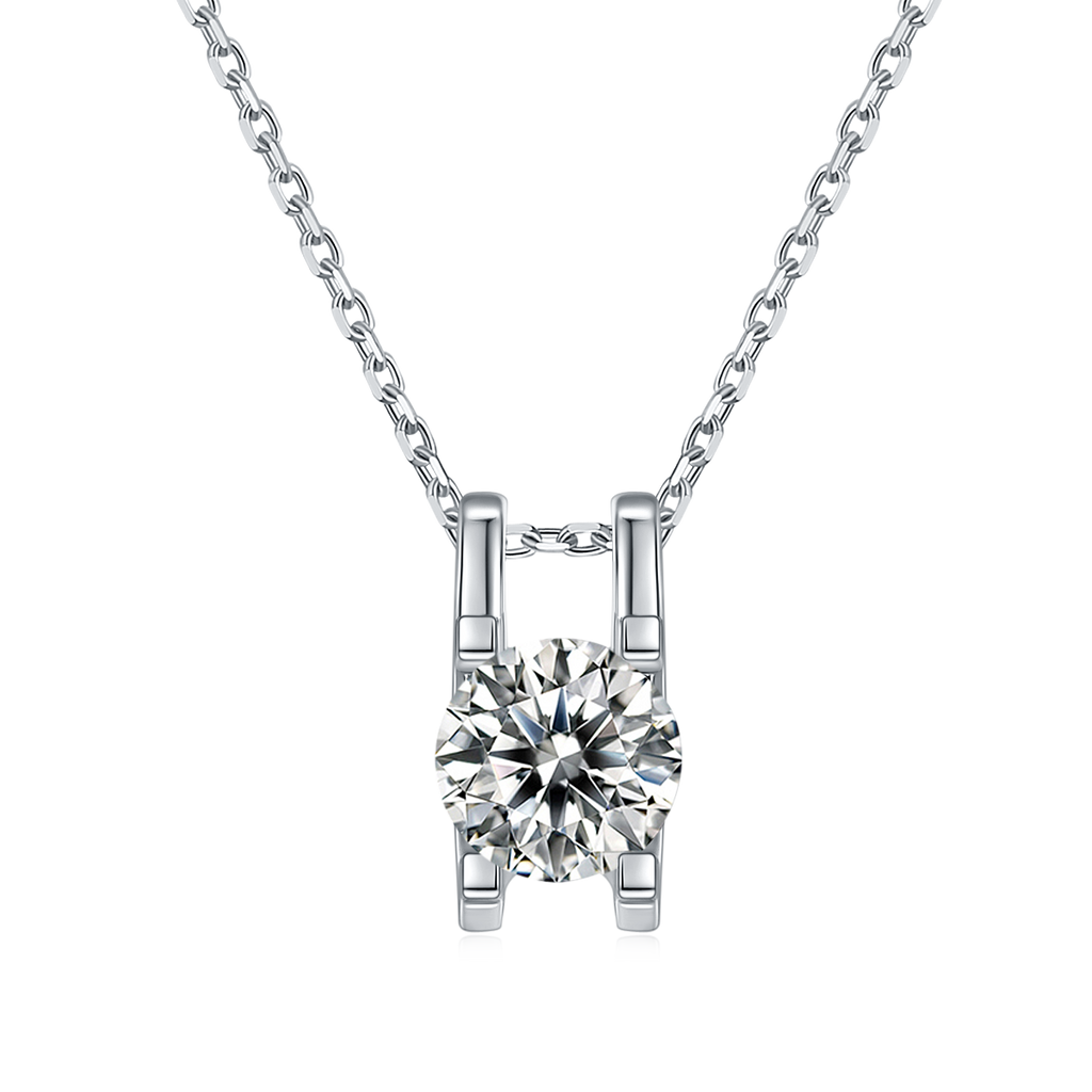 Classic Prong Moissanite Jewelry Set