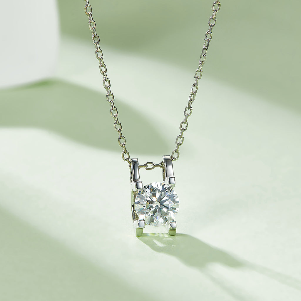 Classic Prong Moissanite Jewelry Set