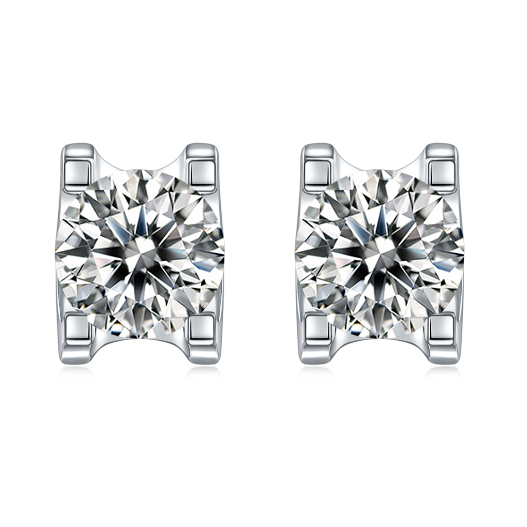 Classic Prong Moissanite Jewelry Set